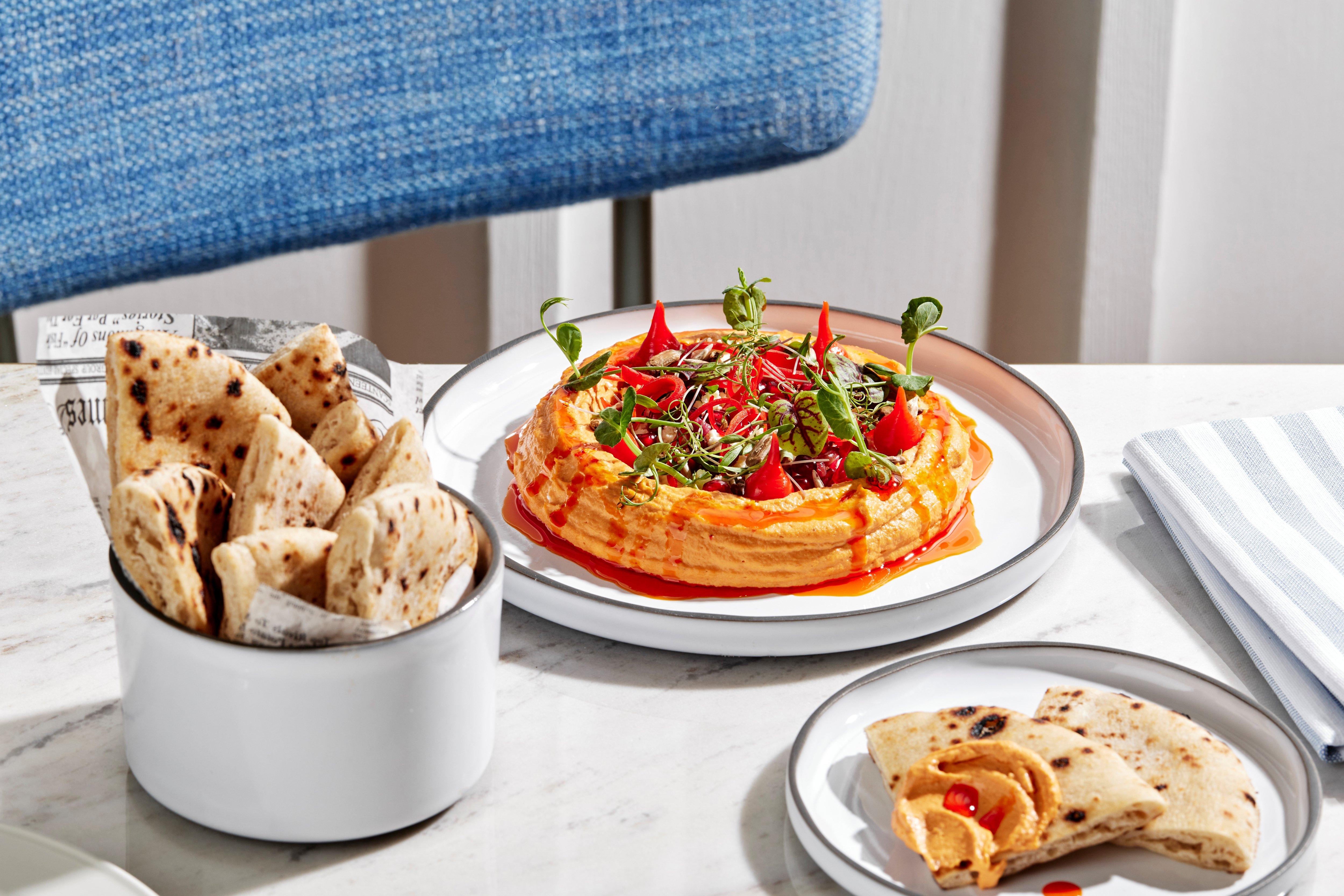 Malibu Roasted Bell Pepper Hummus